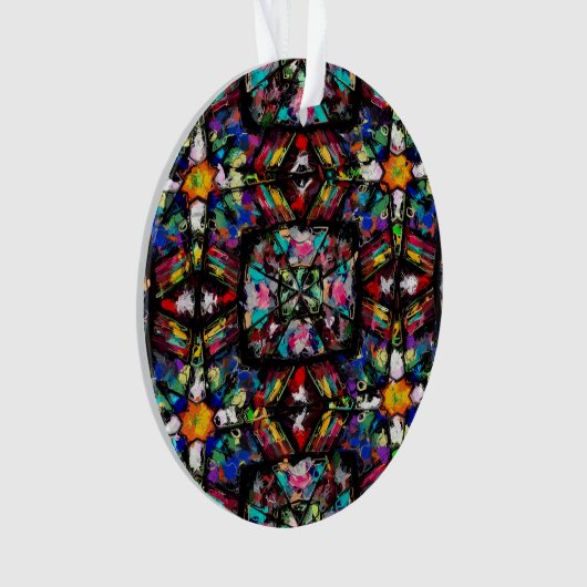 Ecuadoriaans Glas in lood Ornament (voorkant)