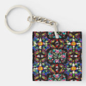 Ecuadoriaans Glas in lood Sleutelhanger (Voorkant)