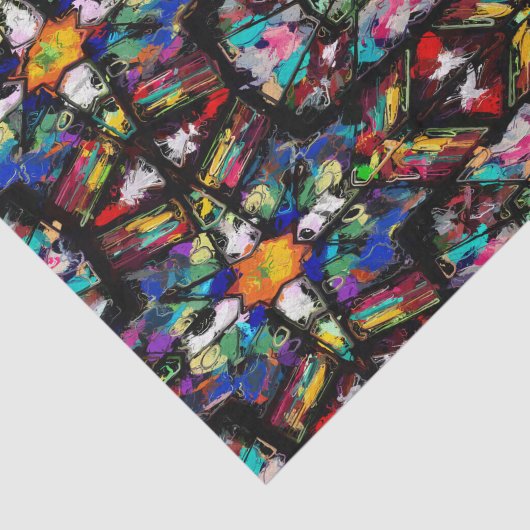 Ecuadoriaans gordelglas tissuepapier (Detail)