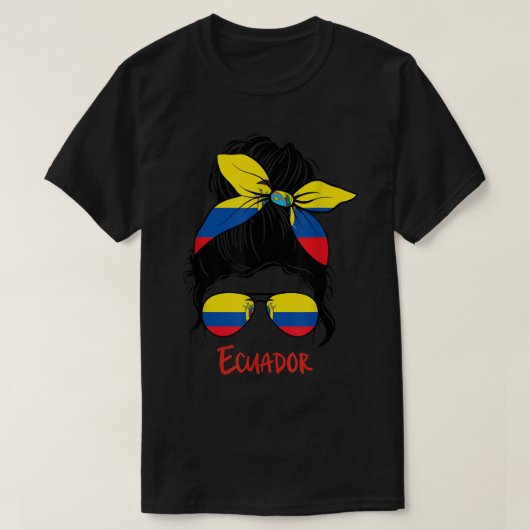 Ecuadoriaans meisje Ecuador Chica Ecuatoriana fla T-shirt (Design voorkant)