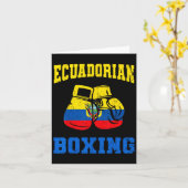 Ecuadoriaanse boxing Ghandschoenen Ecuador Pride B Kaart (Gele Bloem)