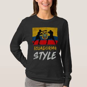 Ecuadoriaanse boxingstijl Ecuador Pride Boxing Man T-shirt