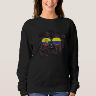 Ecuadoriaanse Vlag Affenpinscher Hond Ecuador Zak Trui
