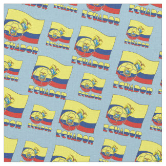 Ecuadoriaanse voetbal en vlag stof