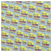 Ecuadoriaanse voetbal en vlag stof (Swatch)