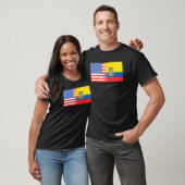 Ecuadorian American Flag Ecuador USA T-shirt (Unisex)