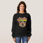 Ecuadorian Flag Norfolk Terrier Dog Ecuador Pocket Trui (Voorkant volledig)