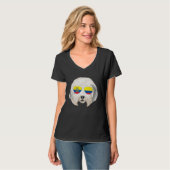 Ecuadorian Flag Old English Sheepdog Dog Ecuador P T-shirt (Voorkant volledig)
