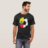 Ecuadorian Flag Soccer Fans Football   Ecuador T-shirt (Voorkant volledig)