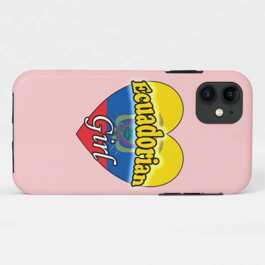 Ecuadorian Girl Case-Mate iPhone Case (Achterkant (horizontaal))