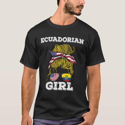 Ecuadorian Girl Ecuador Roots T-shirt (Voorkant)