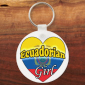Ecuadorian Girl Sleutelhanger (Voorkant)