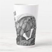 Ecuadorian Hermit Crab Art Coenobita Compressus Latte Mok (Voorkant)