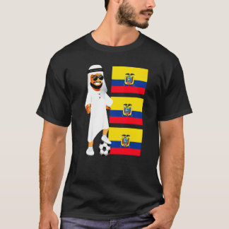 Ecuadorian Sheik Ecuador Flag Soccer T-shirt