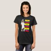 Ecuadorian Sheik Ecuador Flag Soccer T-shirt (Voorkant volledig)