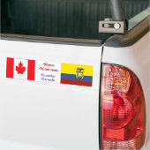 Ecuaradoriaans-canadese bumperstickers (Op Truck)