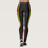 Ecuatoriale vlag van Guinee Leggings (Achterkant)