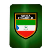 Ecuatoriale vlag van Guinee Magneet (Verticaal)