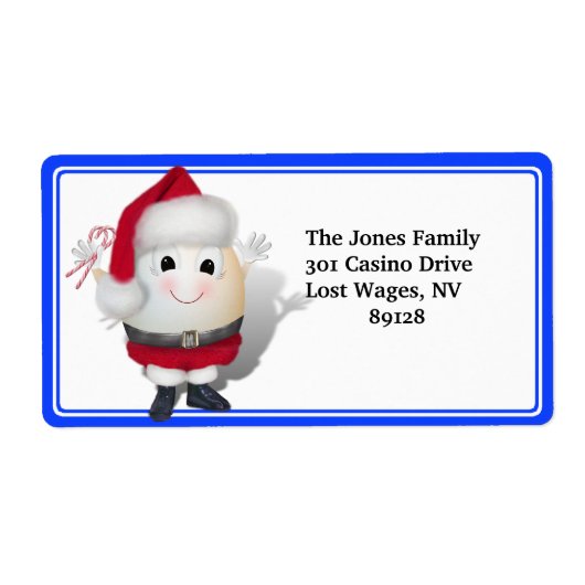 Ecustrarmeure kerst etiket (Voorkant)