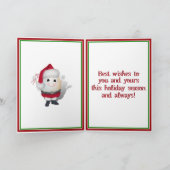 Ecustrarmeure kerst feestdagen kaart (Binnen)