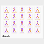 Eczema Advocate White Square Sticker (Vel)