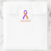 Eczema Advocate White Square Sticker (Tas)