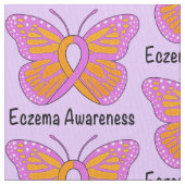 Eczema Awareness Butterfly of Hope Stof (Close Up)
