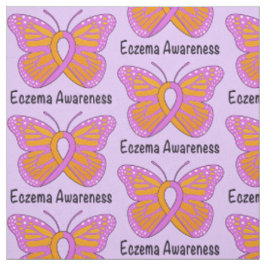 Eczema Awareness Butterfly of Hope Stof