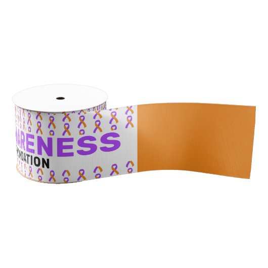 Eczema Awareness Pattern Ribbon Grosgrain Lint (Spoel)