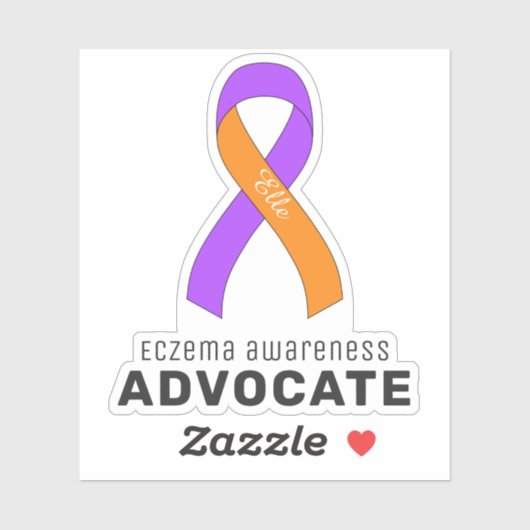 Eczema Awareness Vinyl Sticker (Vel)