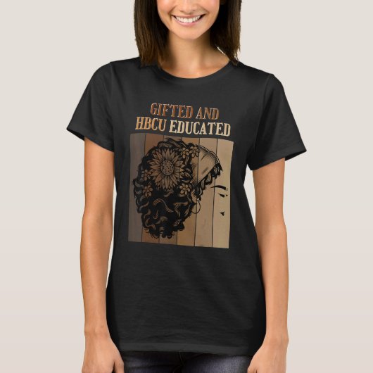 ed And HBCU Educated Historical Black Colleges T-shirt (Voorkant)