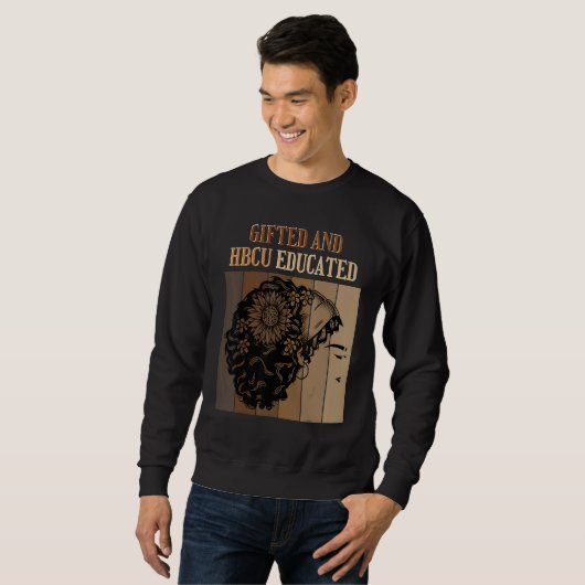 ed And HBCU Educated Historical Black Colleges Trui (Voorkant volledig)