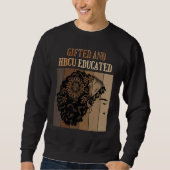 ed And HBCU Educated Historical Black Colleges Trui (Voorkant)
