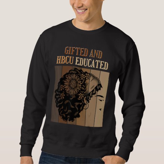 ed And HBCU Educated Historical Black Colleges Trui (Voorkant)