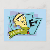 Ed Character Graphic Briefkaart (Voorkant)