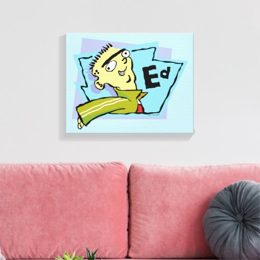 Ed Character Graphic Canvas Afdruk (Insitu (Woonkamer))