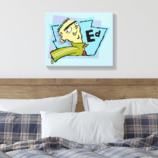 Ed Character Graphic Canvas Afdruk (Insitu (Slaapkamer))