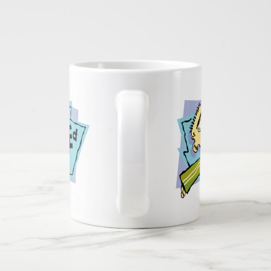 Ed Character Graphic Grote Koffiekop (Achterkant)