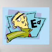 Ed Character Graphic Poster (Voorkant)