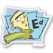 Ed Character Graphic Sticker (Voorkant)
