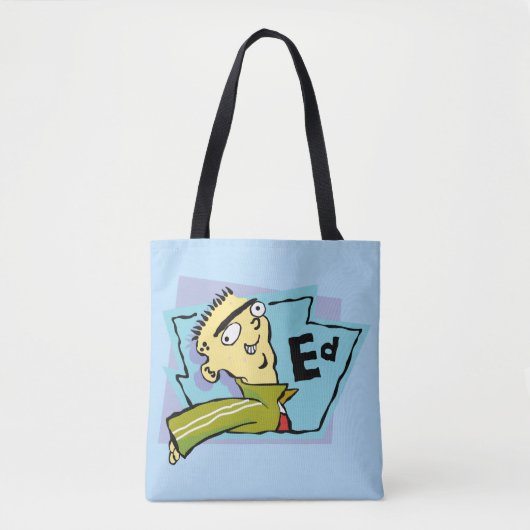 Ed Character Graphic Tote Bag (Voorkant)