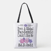 Ed.d Afstuderen 2022 zelfs een pandemie Tote Bag (Achterkant)