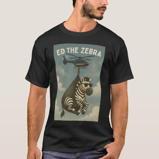 Ed de Zebra Tennessee Ontsnapping T-Shirt (Voorkant)