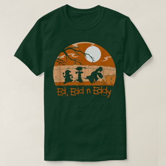 Ed, Edd in Eddy Haunted Sunset Silhouette Group T-shirt (Design voorkant)