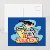 Ed, Edd, n Eddy - Club Ed Briefkaart (Voorkant / Achterkant)