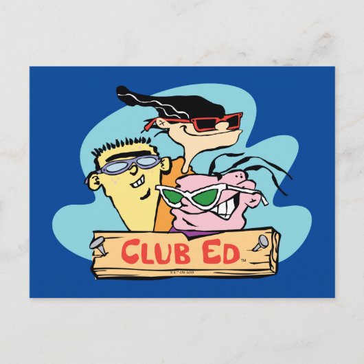Ed, Edd, n Eddy - Club Ed Briefkaart (Voorkant)