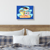 Ed, Edd, n Eddy - Club Ed Canvas Afdruk (Insitu (Slaapkamer))