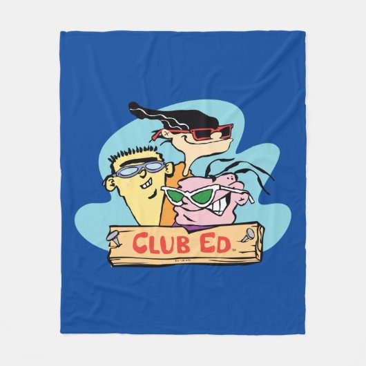 Ed, Edd, n Eddy - Club Ed Fleece Deken (Voorkant)