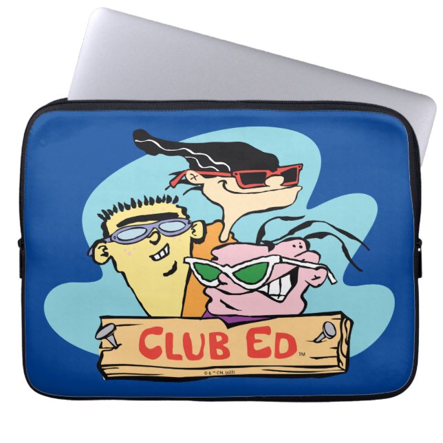 Ed, Edd, n Eddy - Club Ed Laptop Sleeve (Voorkant)