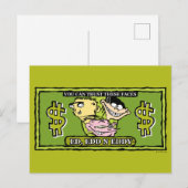 Ed, Edd, n Eddy Dollar Bill Briefkaart (Voorkant / Achterkant)